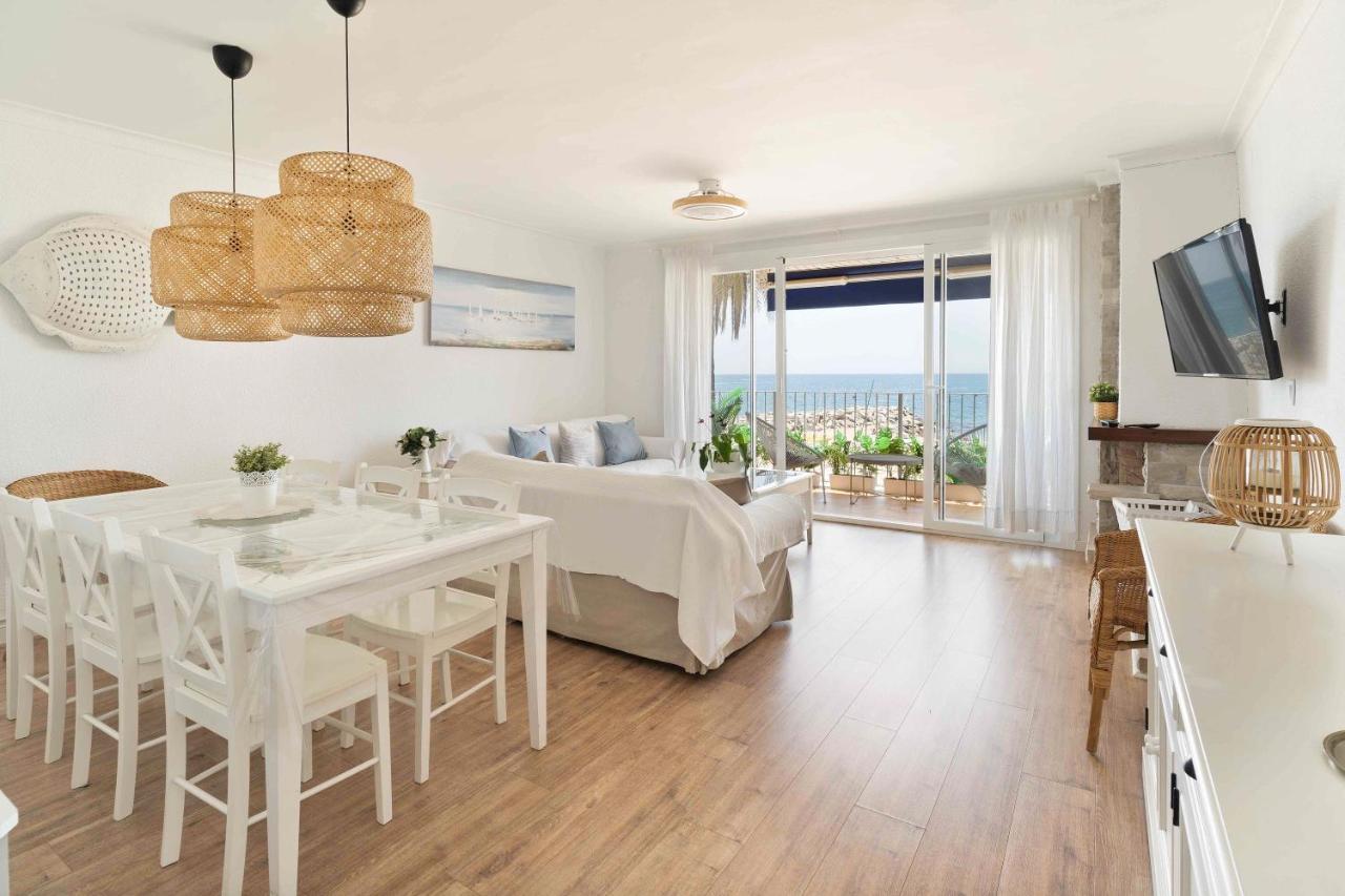 Apartamento Primera Linea De Mar Con Espectaculares Vistas Apartment Sant Pol De Mar Exterior photo